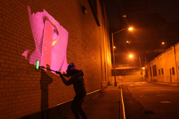 bruno levy sweatshoppe video painting the landing