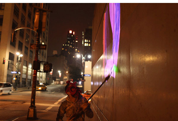 bruno levy sweatshoppe video painting the landing